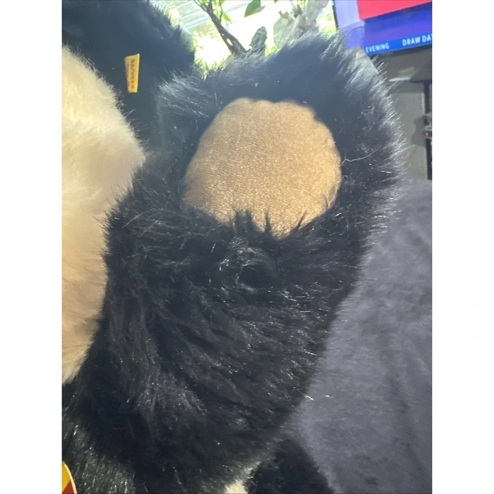Steiff Bear Molly Panda Style Larger Size 0326/45 Signed Hans Otto Steiff VTG --